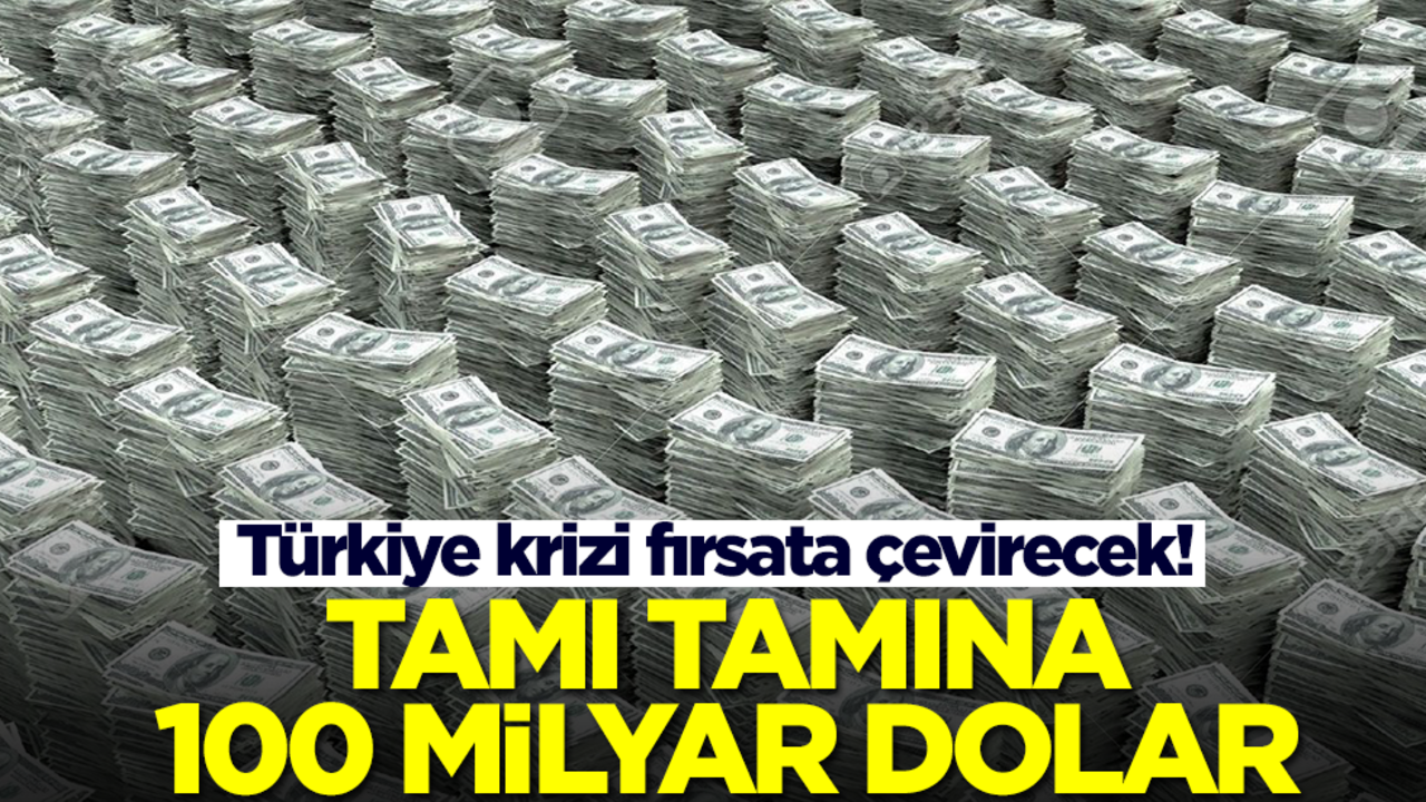 Türkiye krizi fırsata çevirecek! Tamı tamına 100 milyar dolar