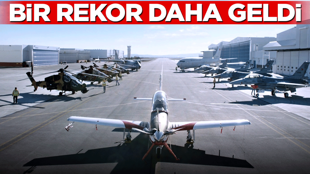 Türkiye savunma ve havacılıkta rekor kırdı