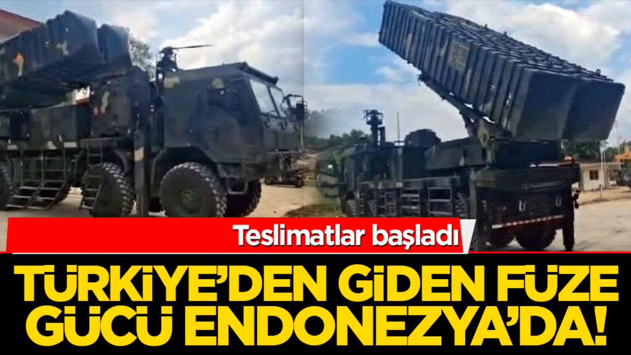 Türkiye’den giden füze gücü Endonezya’da!