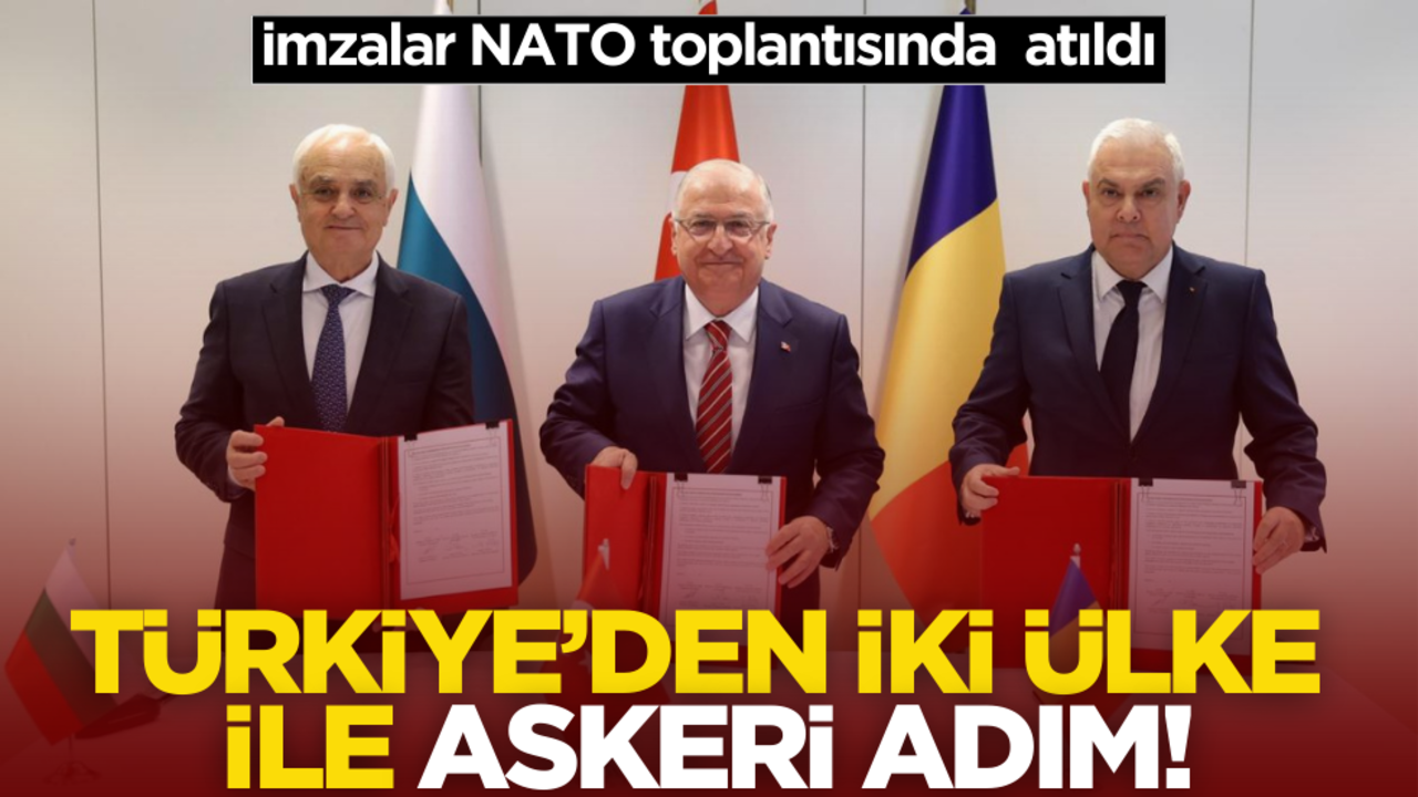 Türkiye’den iki ülke ile askeri adım!