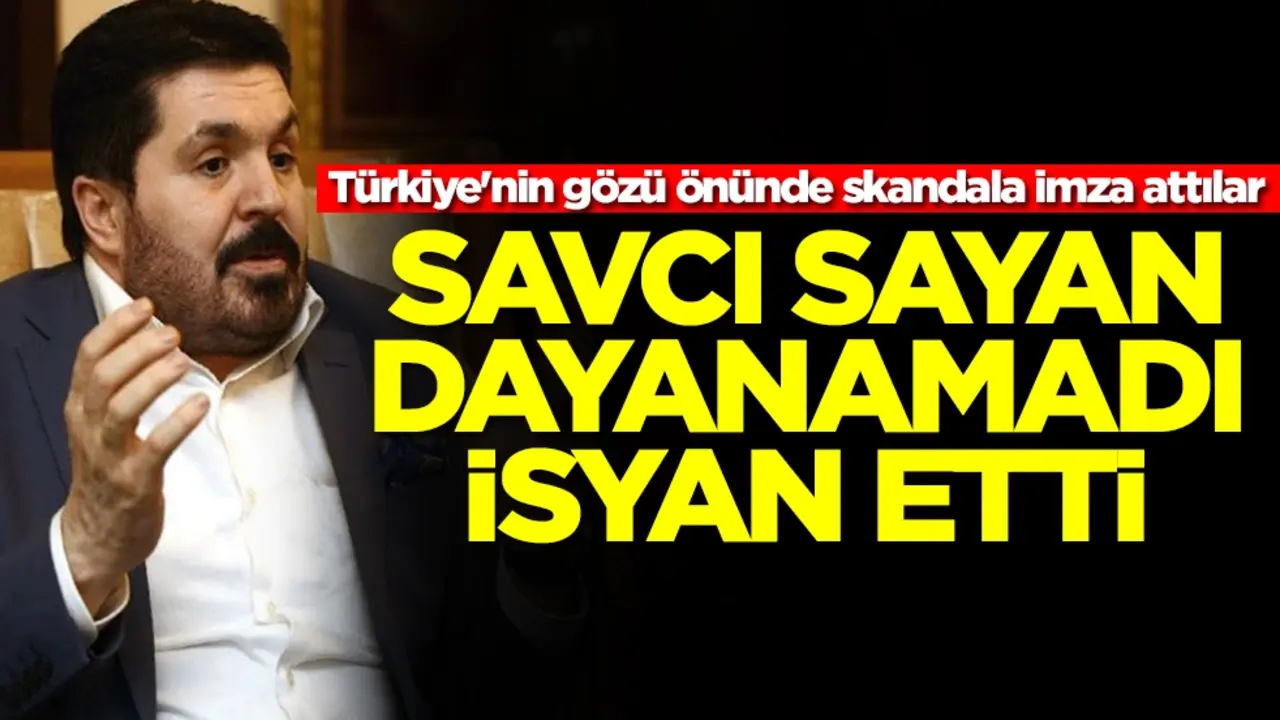 Türkiye'nin gözü önünde skandala imza attılar! Savcı Sayan dayanamadı isyan etti