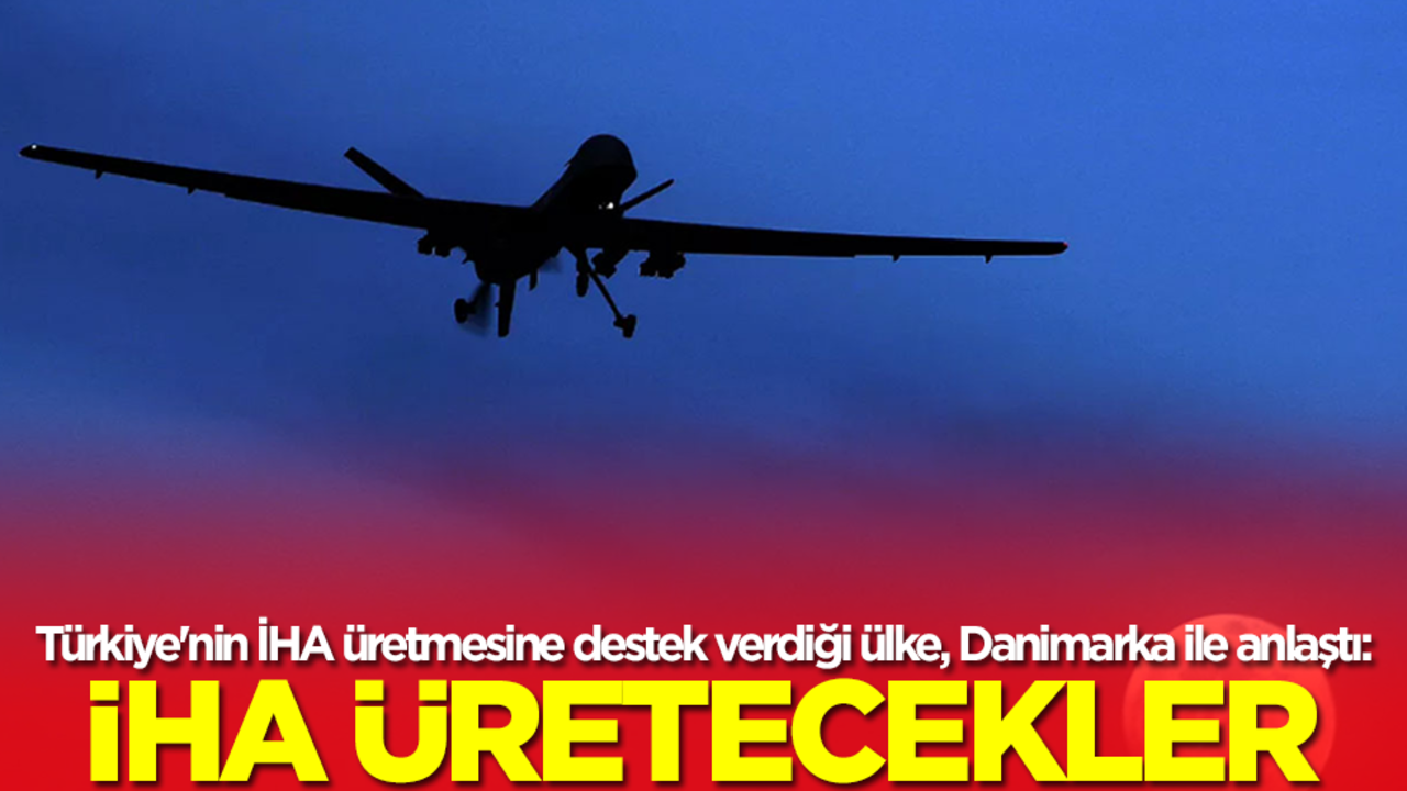 Türkiye'nin İHA üretmesine destek verdiği ülke, Danimarka ile anlaştı: İHA üretecekler