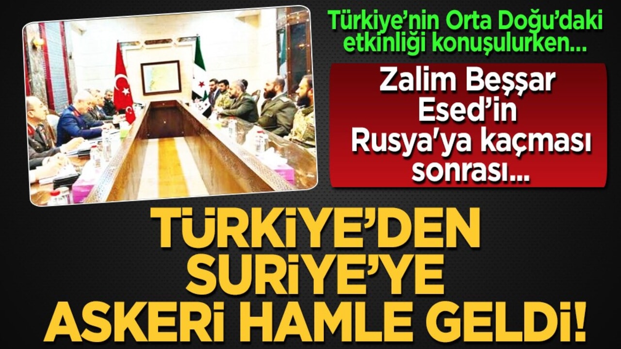 Türkiye’nin Orta Doğu’daki etkinliği konuşulurken Türkiye’den Suriye’ye askeri hamle geldi!