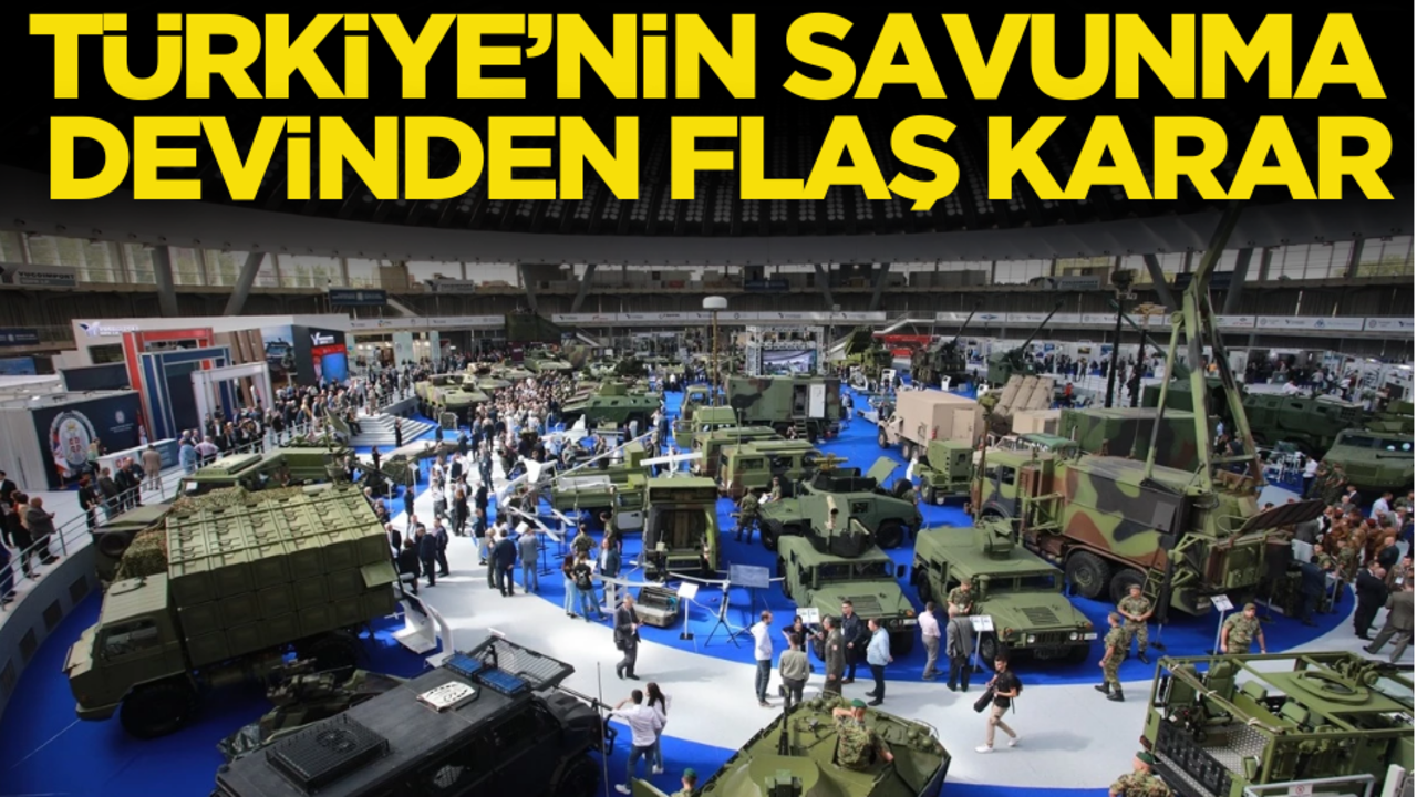 Türkiye’nin savunma devinden flaş karar!