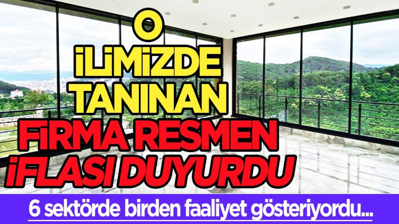 Türkiye'nin ünlü sanayi şirketi iflas etti! İlk resmi açıklama: Dev sirket iflas bayraklarını çekti