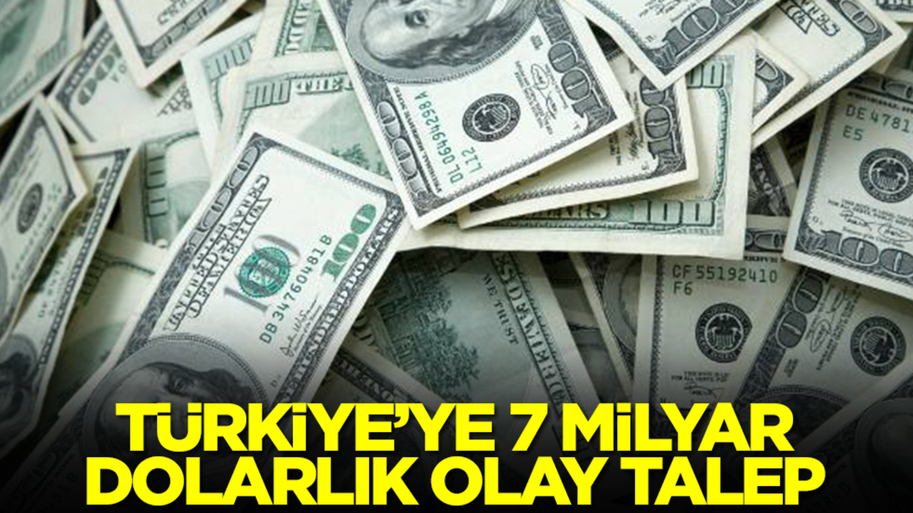 Türkiye'ye 7 milyar dolarlık olay talep