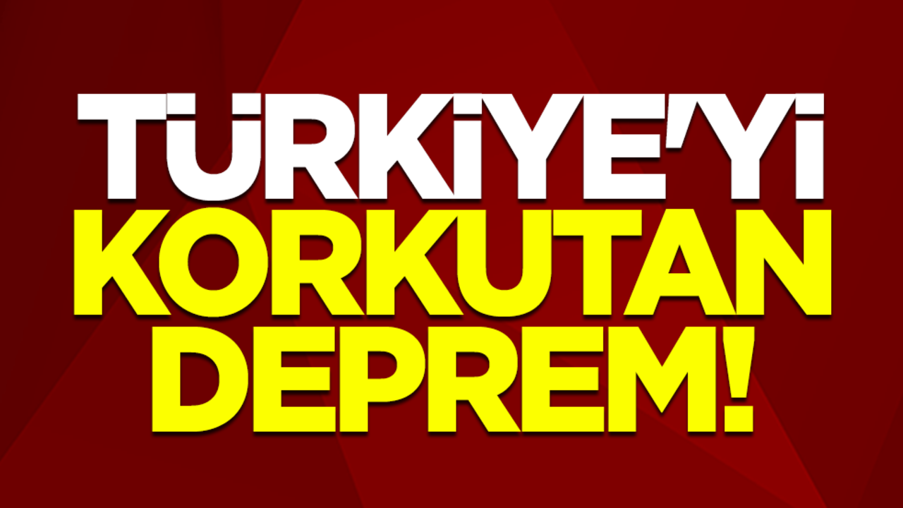 Türkiye'yi korkutan deprem! Kütahya Simav 4,2 ile sallandı