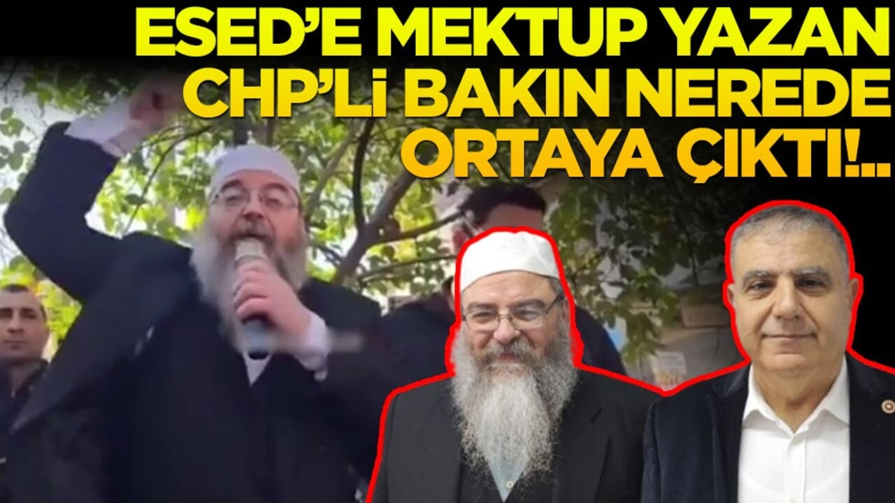 Türkiye'yi tehdit eden "şeyh" ile Esed'e mektup yazan CHP'li aynı karede!..