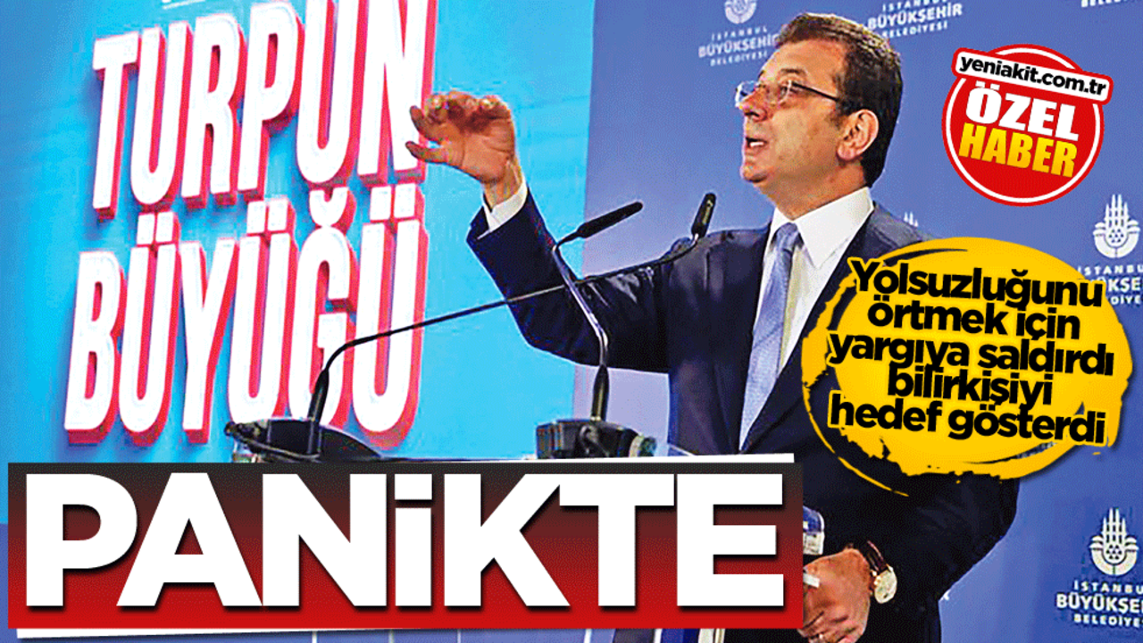 Turpun büyüğü panikte