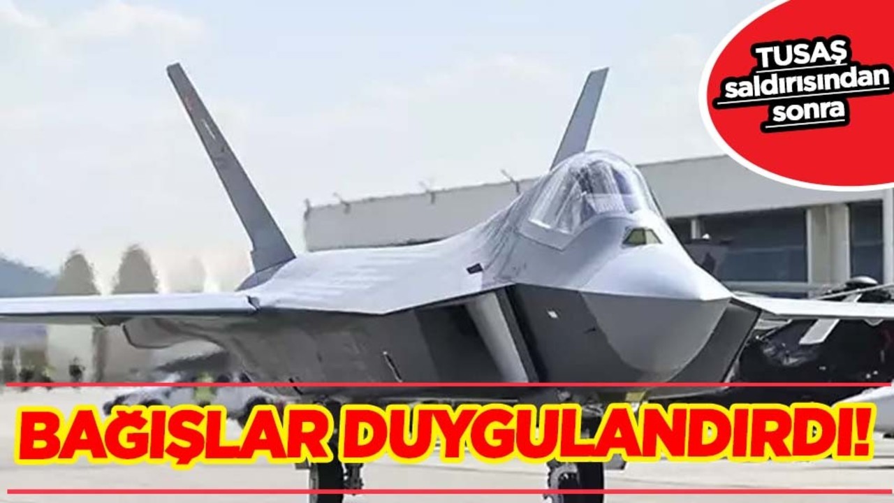 TUSAŞ'a saldırı sonrası savunma sanayisine yapılan bağışlardaki notlar duygulandırdı: Kaan’a feda olsun!