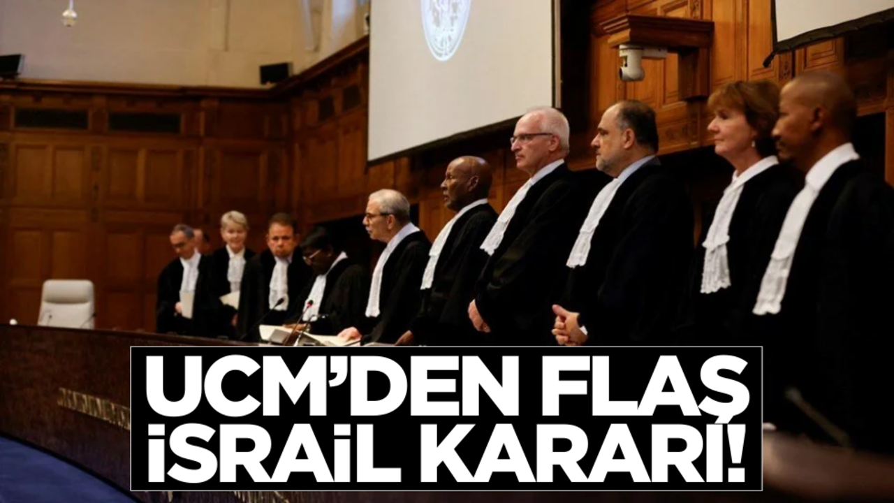 UCM’den flaş İsrail kararı
