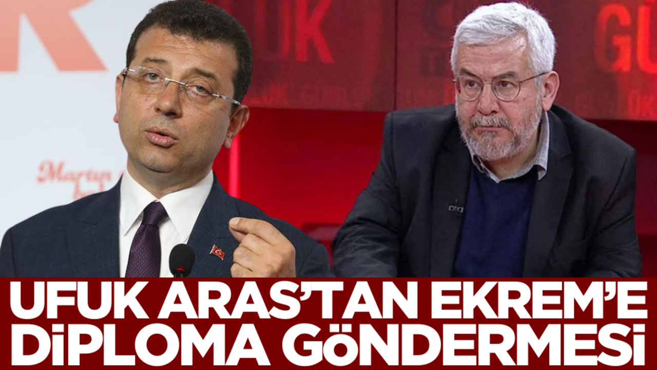 Ufuk Aras’tan İmamoğlu’na ‘sahte diploma’ göndermesi