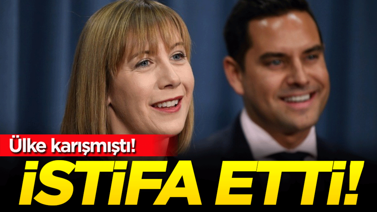Ülke karışmıştı: İstifa etti!