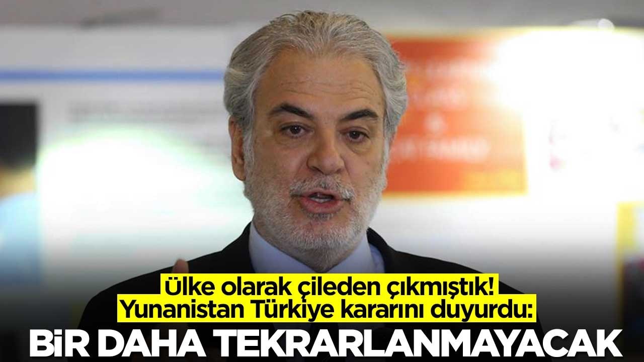 Ülke olarak çileden çıkmıştık! Yunanistan Türkiye kararını duyurdu: Bir daha tekrarlanmayacak