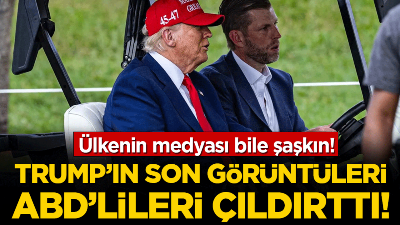 Ülkenin medyası bile şaşkın! Trump'ın son görüntüleri ABD'lileri çıldırttı!