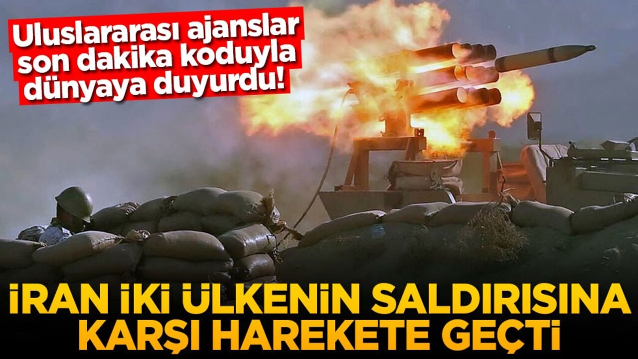 Uluslararası ajanslar son dakika koduyla dünyaya duyurdu! İran iki ülkenin saldırısına karşı harekete geçti!
