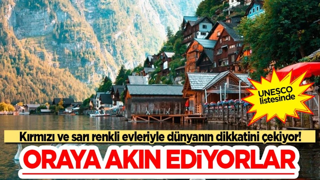 Avusturya turları! UNESCO listesinde yer alan kırmızı, sarı renkli evlerin kapısını çaldılar! 7000 yıllık, oraya göz diktiler