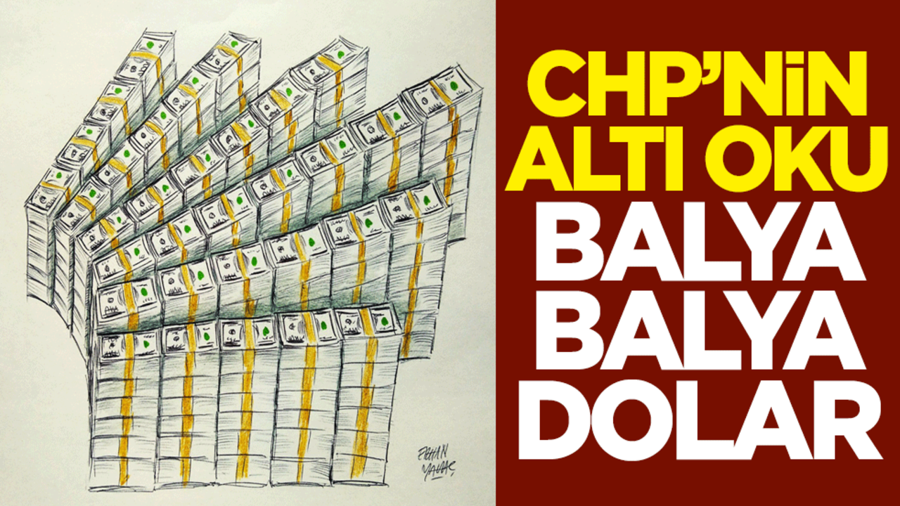 Ünlü karikatürist Erhan Yalvaç çizdi! CHP’nin altı oku balya balya dolar