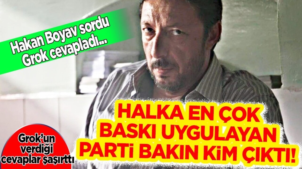 Ünlü oyuncu Hakan Boyav ve Grok arasında geçen sohbet: Ayar vermeye kalkan CHP'liler'i şaşkına çevirdi