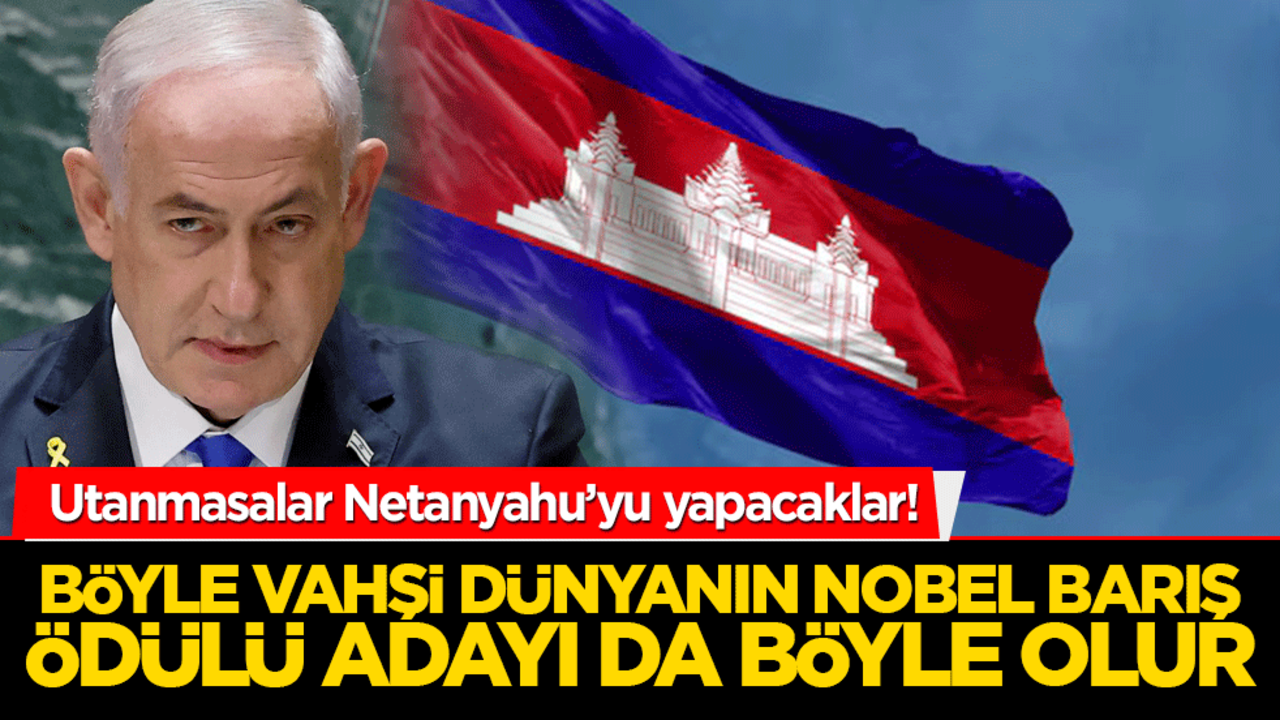 Utanmasalar Netanyahu’yu yapacaklar! Böyle vahşi dünyanın nobel barış ödülü adayı da böyle olur