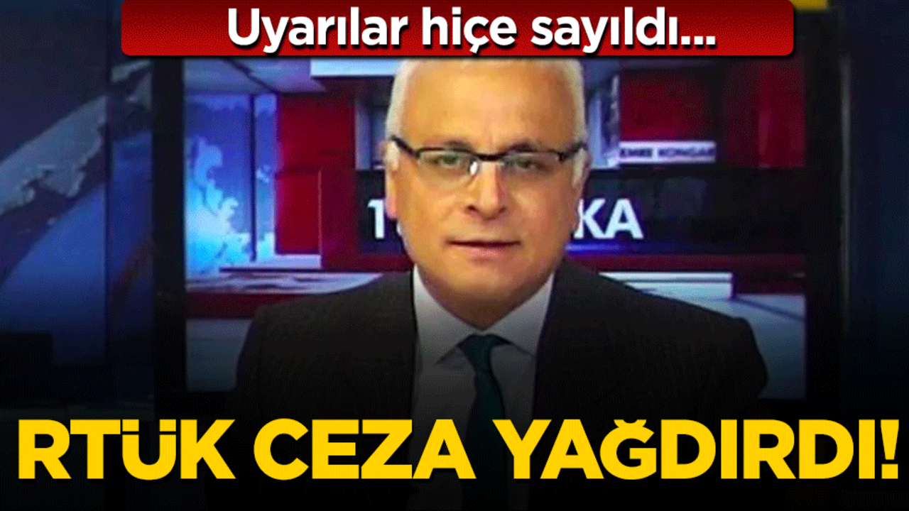 Uyarılar hiçe sayıldı: RTÜK ceza yağdırdı!