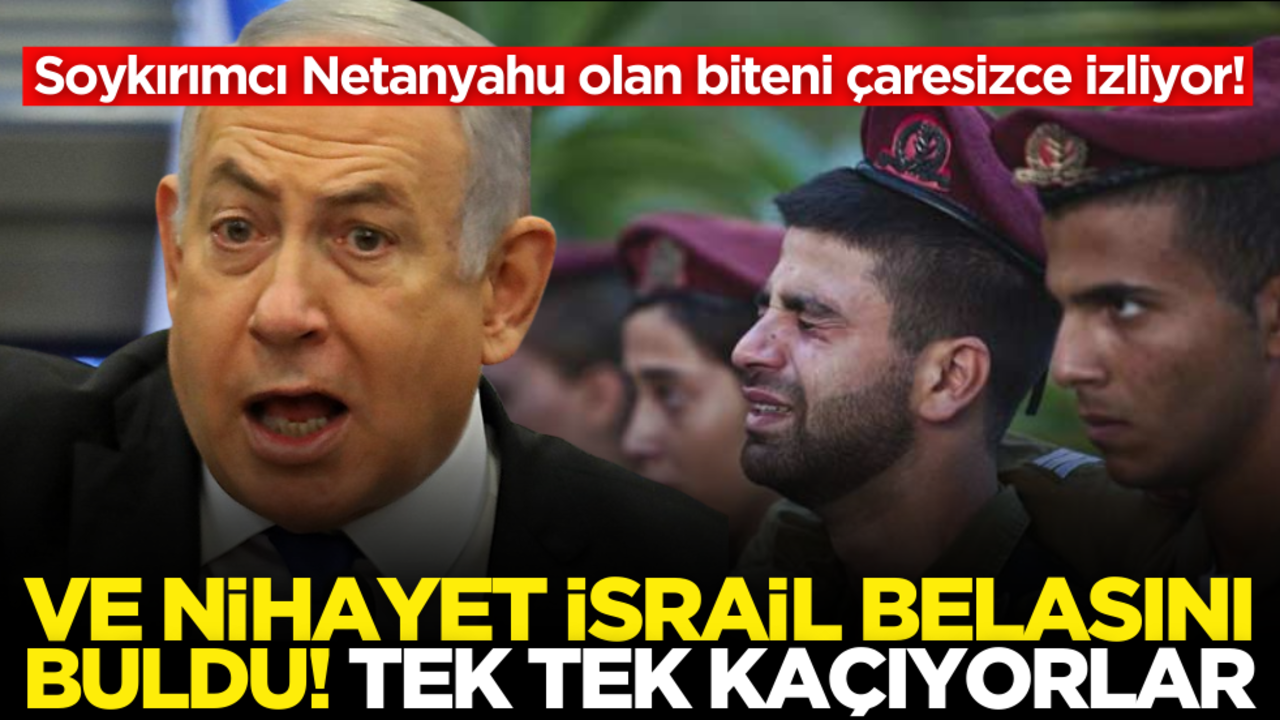 Ve nihayet İsrail belasını buldu: Tek tek kaçıyorlar!