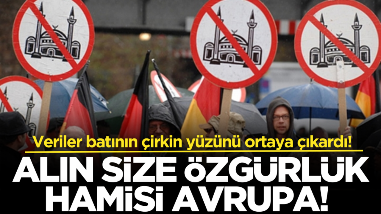 Veriler batının çirkin yüzünü ortaya çıkardı! Alın size özgürlükçü Avrupa!
