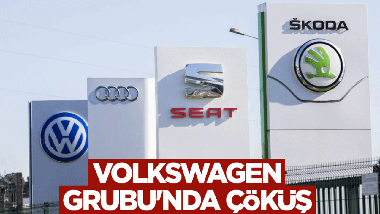 Volkswagen, Audi, Bugatti, Seat, Skoda ve Porsche'nin sahibi Volkswagen Grubu'nda çöküş
