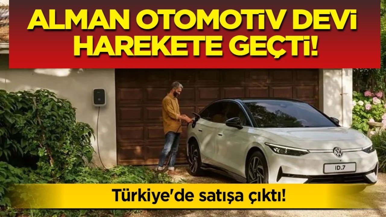 Volkswagen ID.7 Türkiye'de satışa çıktı! Otomotiv devi: Fiyatı 2 milyon 796 bin lira