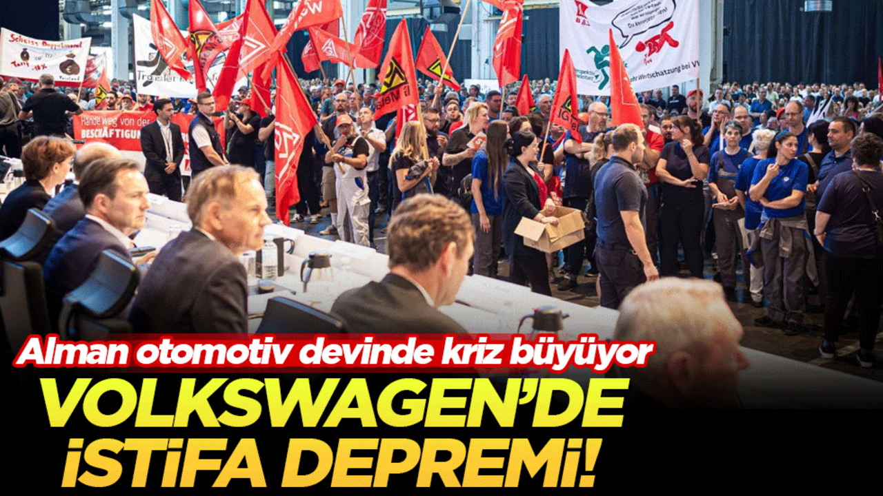 Volkswagen'de istifa depremi! Alman otomotiv devinde kriz büyüyor