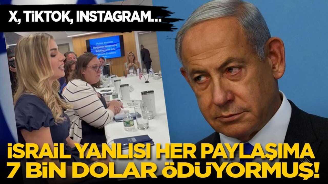 X, TikTok ve Instagram… Fenomenlere İsrail yanlısı her paylaşıma 7 bir dolar ödüyormuş!