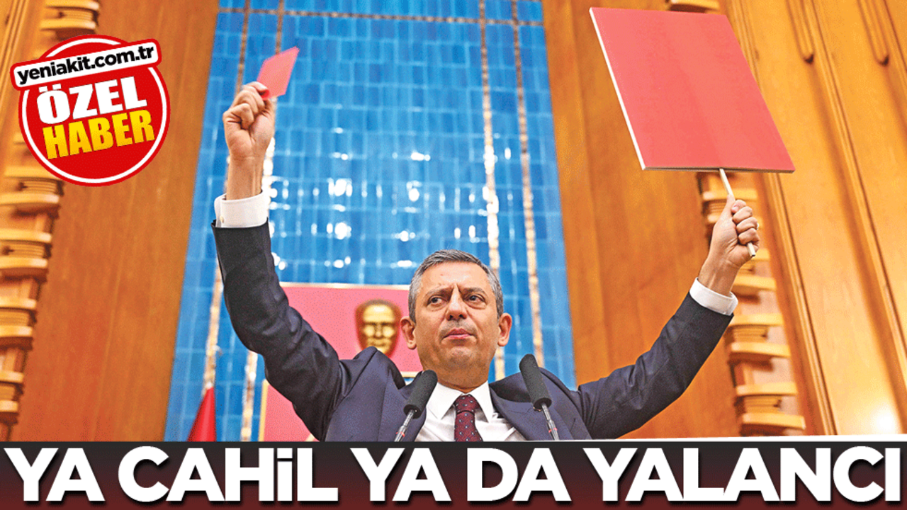 Ya cahil ya da yalancı