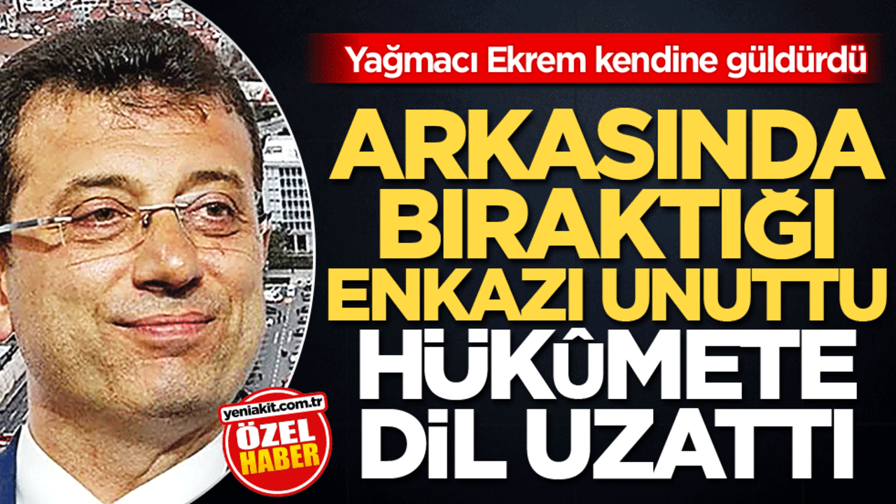 Yağmacı Ekrem kendine güldürdü! Arkasında bıraktığı enkazı unuttu, hükûmete dil uzattı