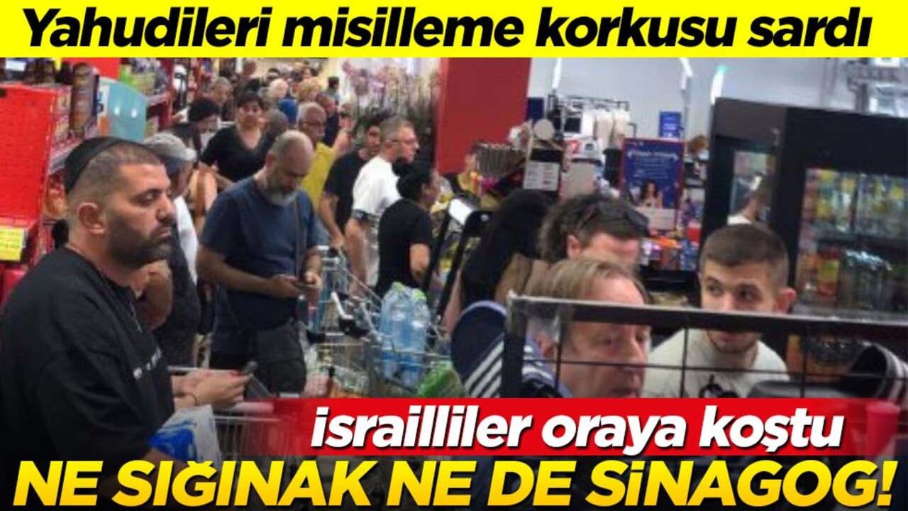 Yahudileri misilleme korkusu sardı: Ne sığınak ne de sinagog! İsrailliler oraya koştu