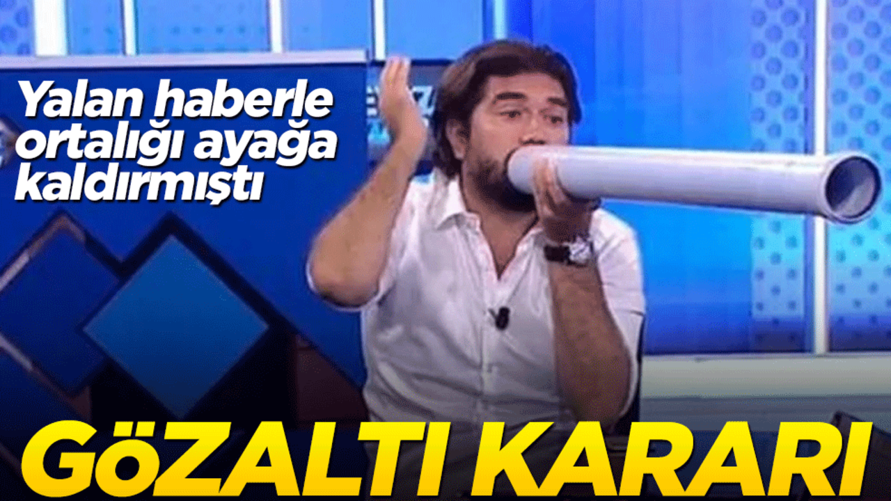 Yalan haberle ortalığı karıştıran Rasim Ozan Kütahyalı hakkında gözaltı kararı