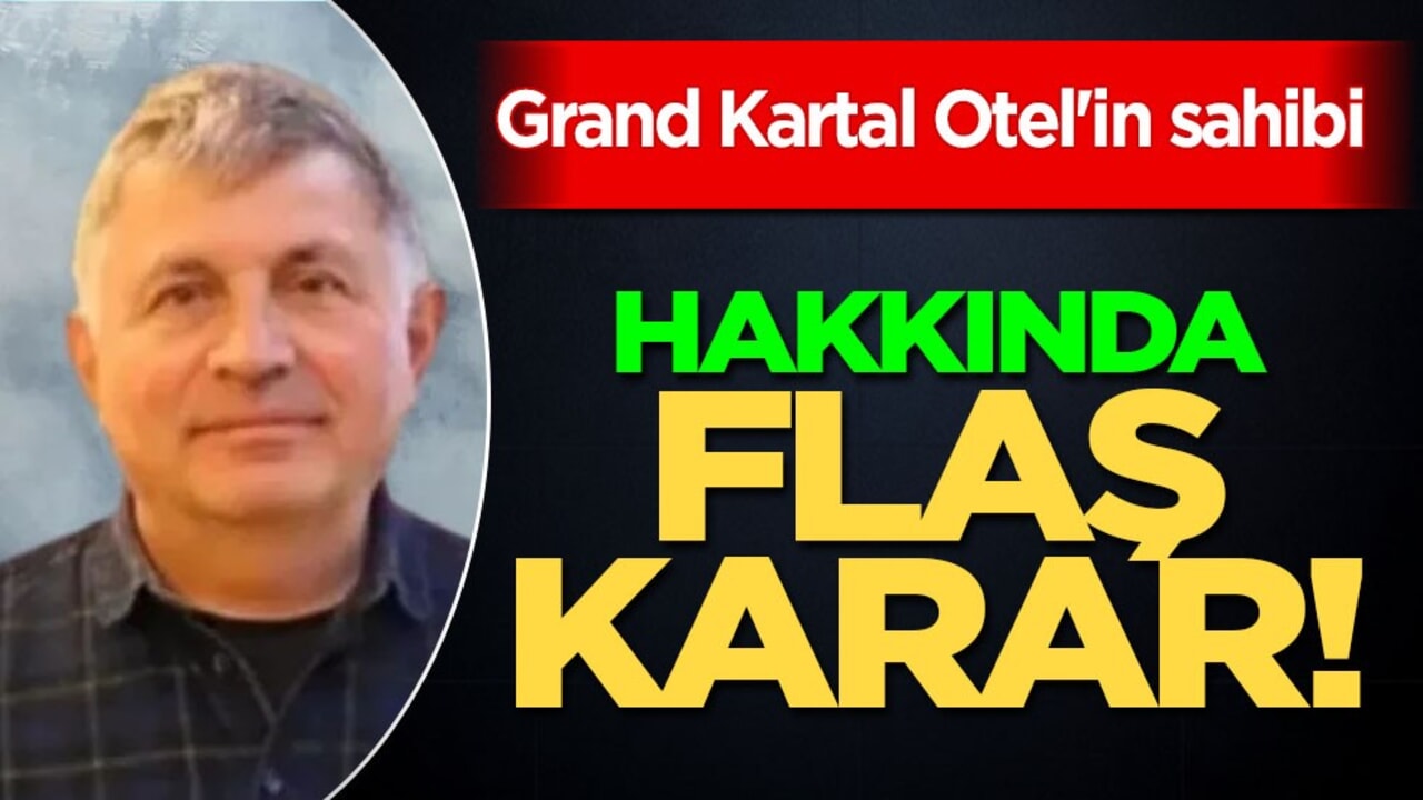 Yangın felaketinin yaşandığı Grand Kartal Otel'in sahibi Halit Ergül adliyeye sevk edildi