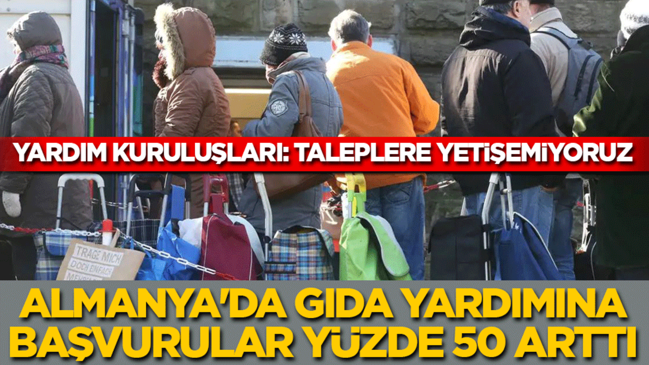 Yardım kuruluşları talebe yetişemiyor: Almanya'da gıda yardımına başvurular yüzde 50 arttı