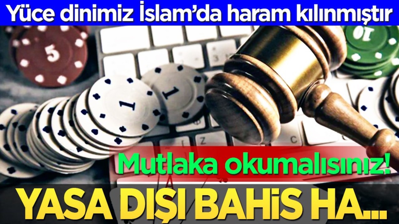 Yasa dışı bahsi teşvik eden malum zevata gelsin bu haberimiz! Vicdanım da yok...