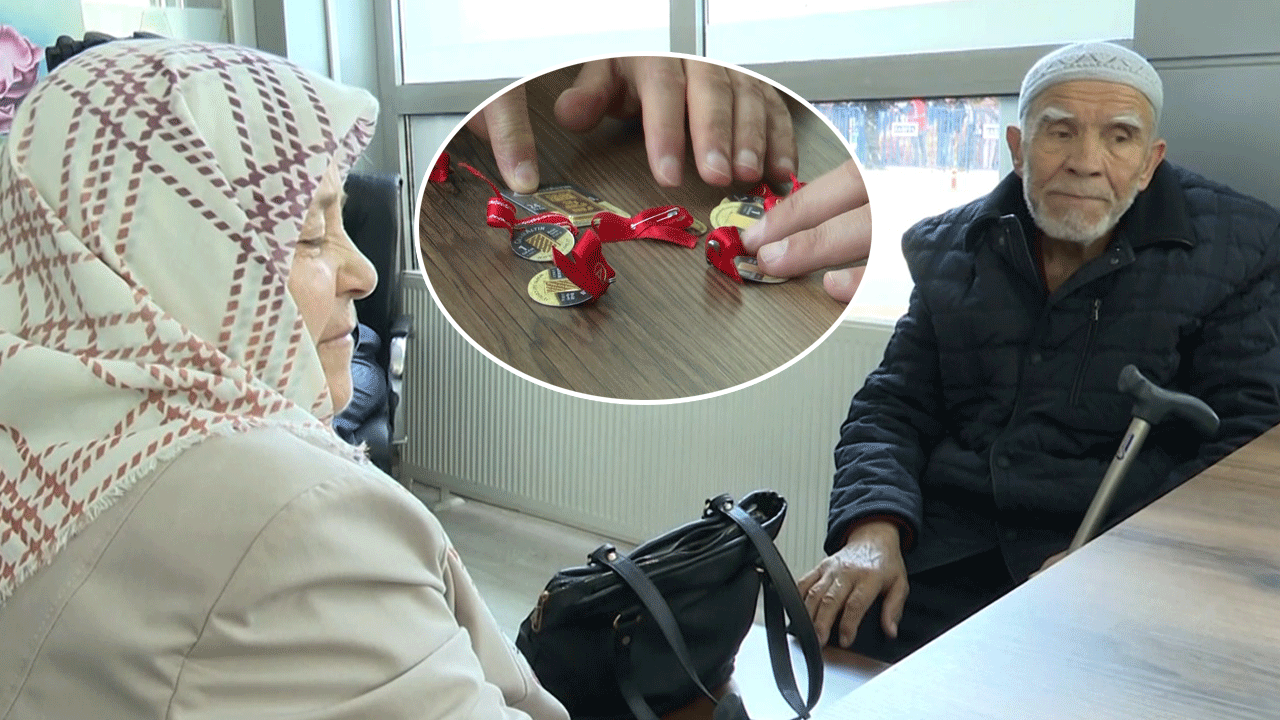 Yaşlı çiftten insanlığa 'altın' katkı: Yıllarca biriktirdikleri 7 gram altını yoğun bakım ünitesi için bağışladılar