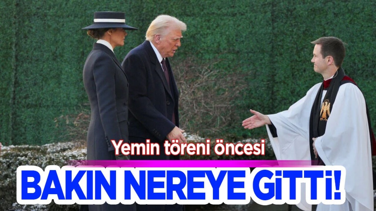 Yemin törenine saatler kala! Donald Trump Beyaz Saray öncesi kiliseye gitti