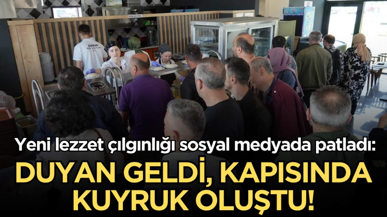 Yeni lezzet çılgınlığı sosyal medyada patladı: Duyan geldi, kapısında kuyruk oluştu!