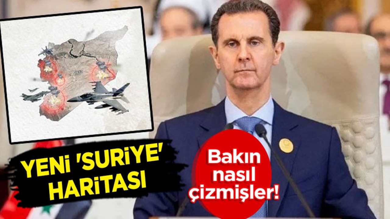 Yeni 'Suriye' haritası: Bakın nasıl çözüm bulmuşlar, çiziyorlar! Duyan şok yaşıyor! 3 ülkenin planı, kirli gizemi