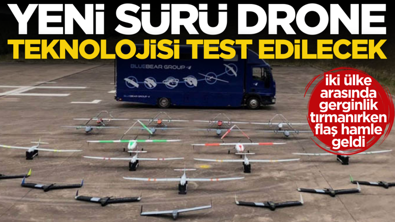 Yeni sürü drone teknolojisi test edilecek!