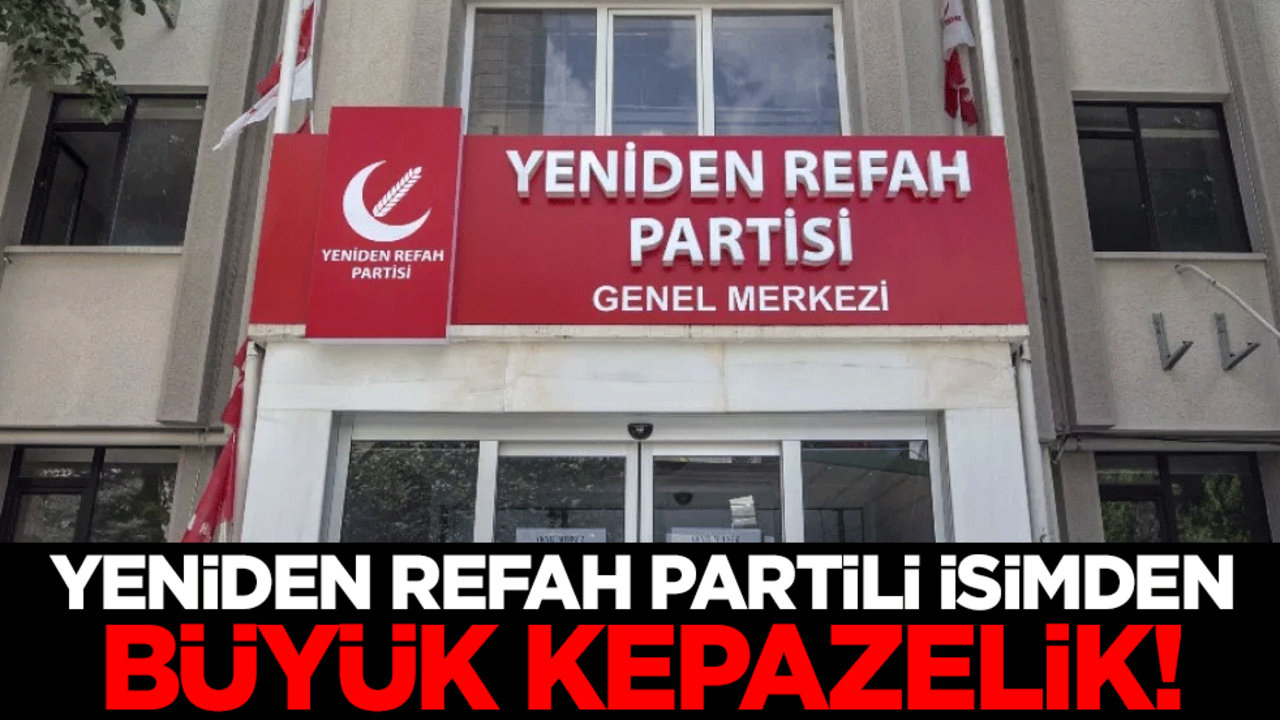Yeniden Refah Partili isimden büyük kepazelik! Valilikten jet hızında açıklama