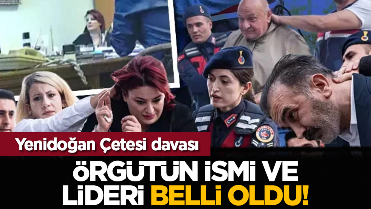 Yenidoğan Çetesi davası: Örgütün ismi ve lideri belli oldu!