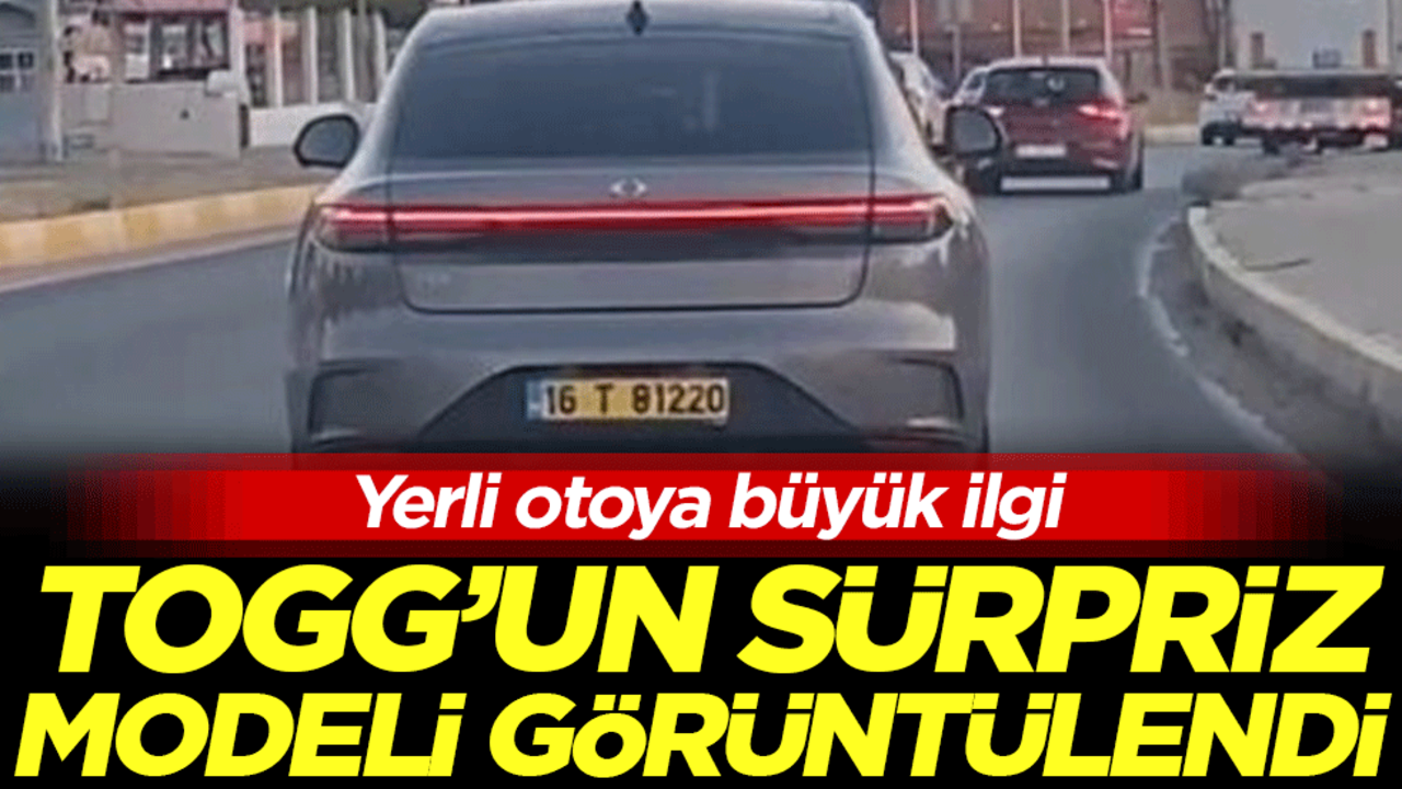 Yerli otoya büyük ilgi: TOGG'un sürpriz modeli görüntülendi!