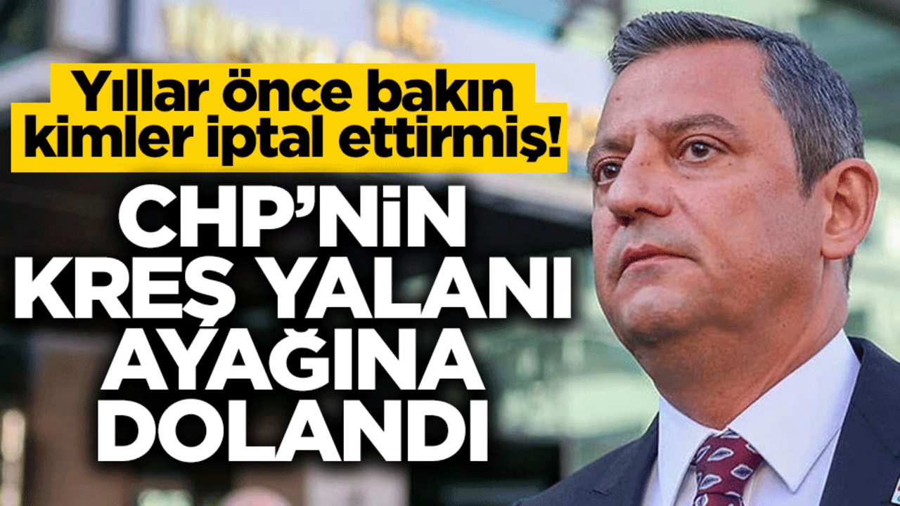 Yıllar önce bakın kimler iptal ettirmiş! CHP’nin kreş yalanı ayağına dolandı