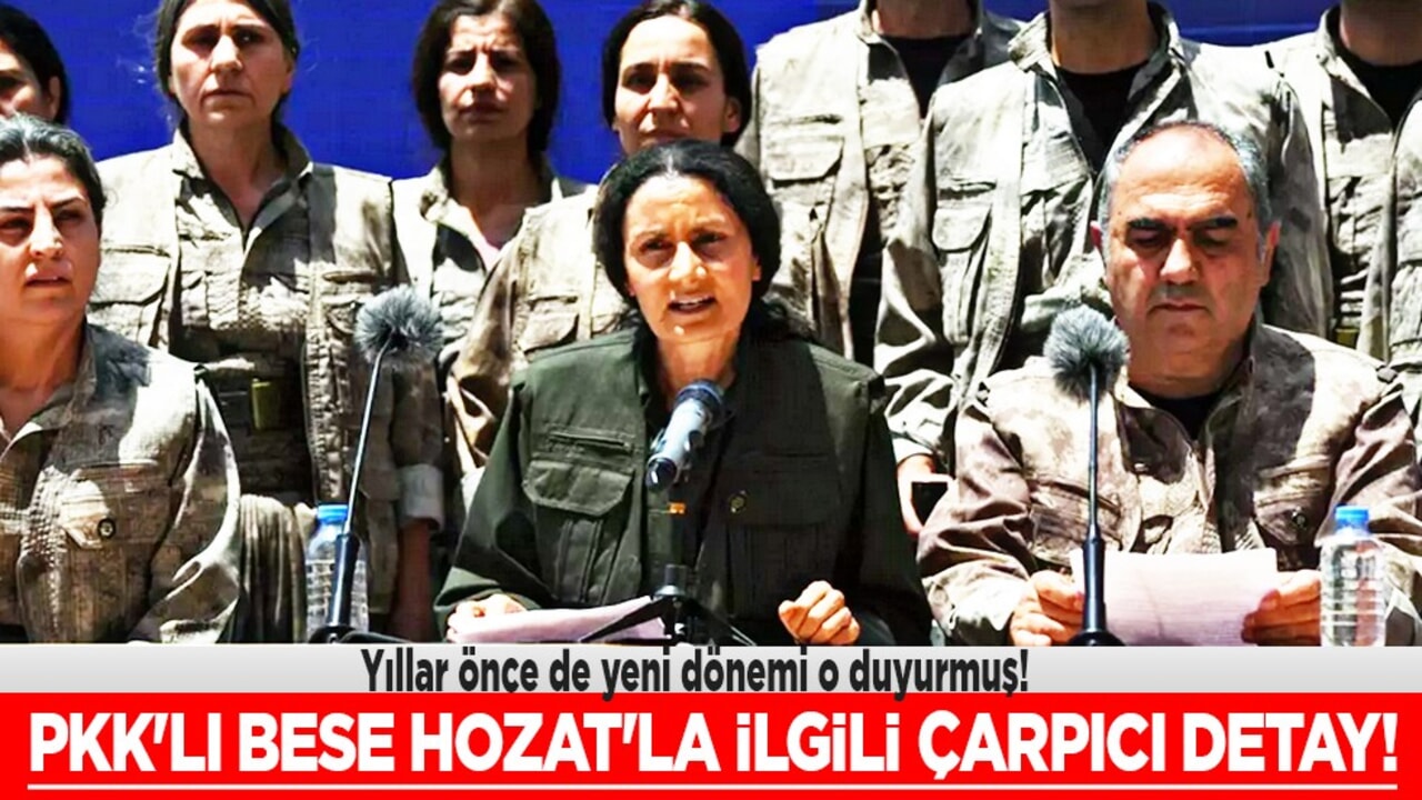 Yıllar önce de yeni dönemi o duyurmuş! Silahı ilk bırakan PKK'lı Bese Hozat'la ilgili çarpıcı detay