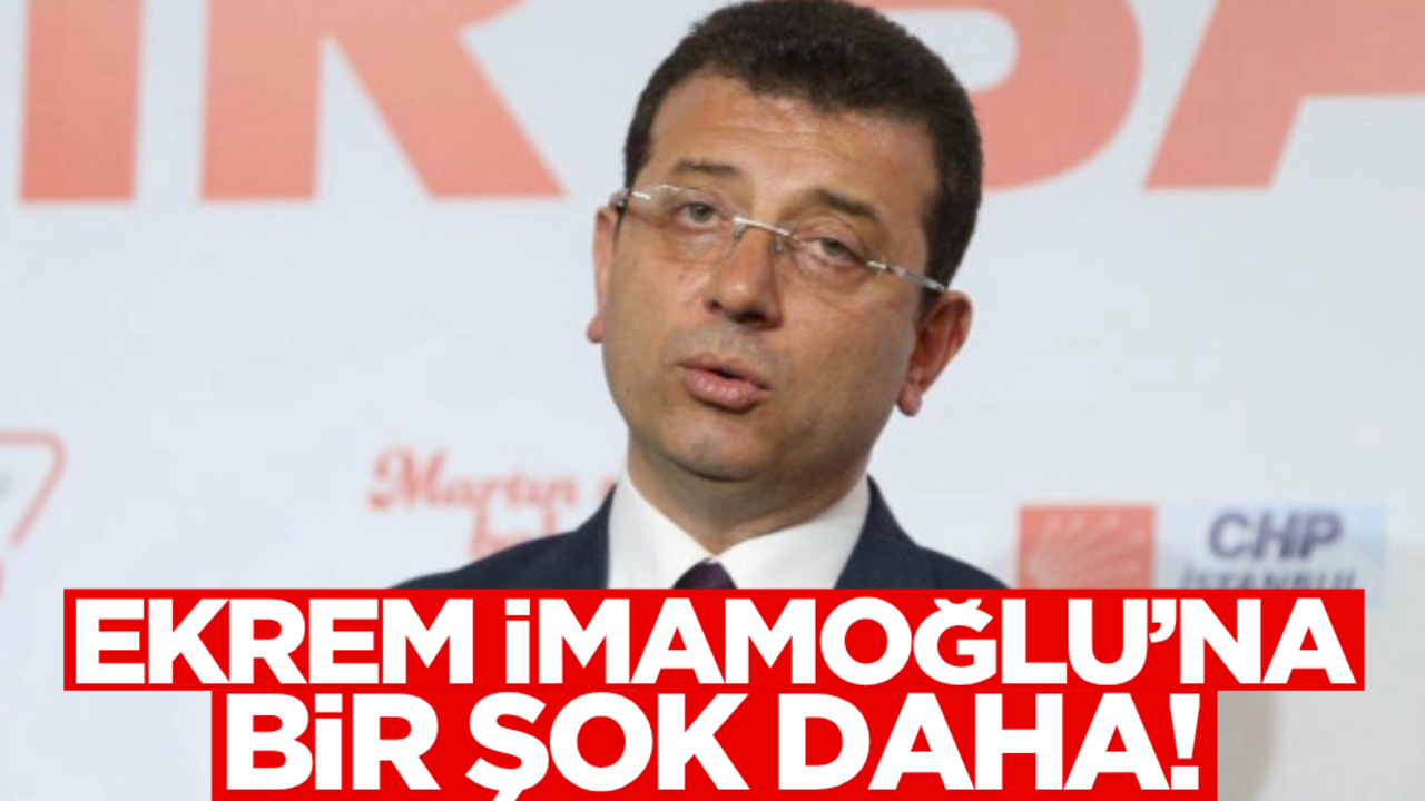Yolsuzluk tutuklusu Ekrem İmamoğlu’na bir şok daha!