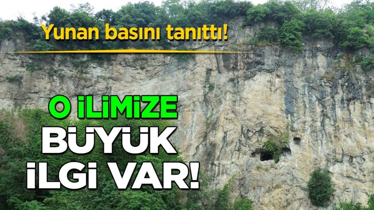  Yunan basını tanıttı! Servis ettiği Trabzon’da atıl durumdaki bir mağara! Büyük ilgi gördü